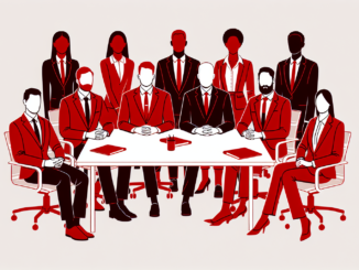 A team of people in red illustrating new AI red teaming methods created by OpenAI to improve the safety of new artificial intelligence models.